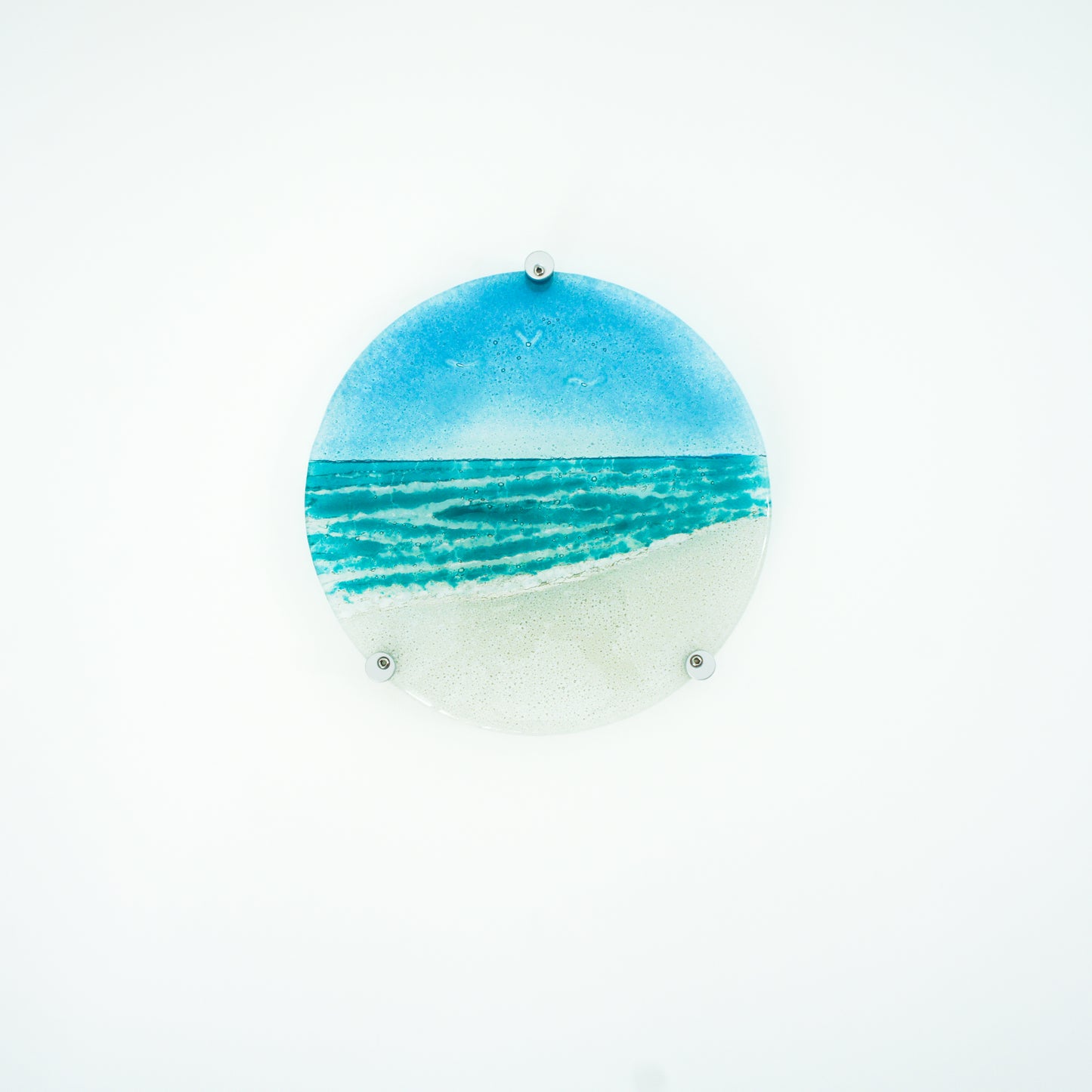 Turquoise Beach Panel - Round - 29cm (10 1/2") with fixings