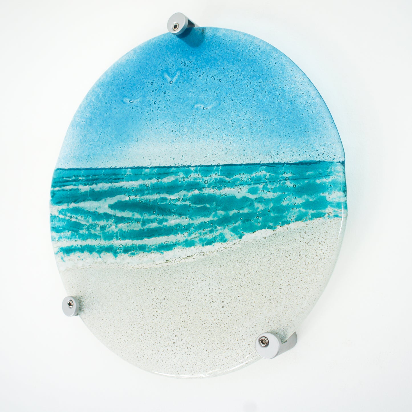 Turquoise Beach Panel - Round - 29cm (10 1/2") with fixings