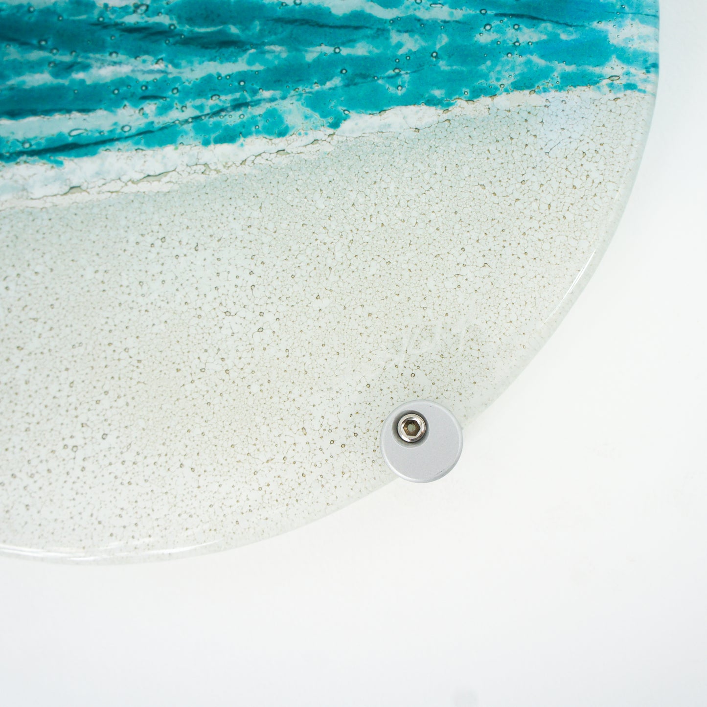 Turquoise Beach Panel - Round - 29cm (10 1/2") with fixings
