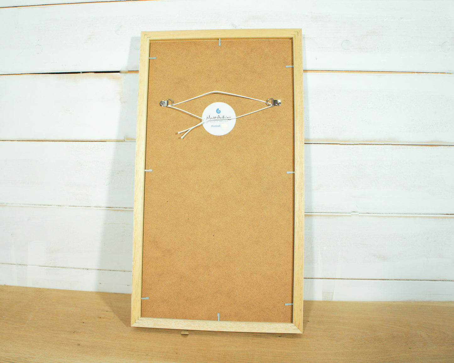 Coral Frame - Large Portrait Turquoise/Blue/Green - 30x60cm(23 1/2x12")