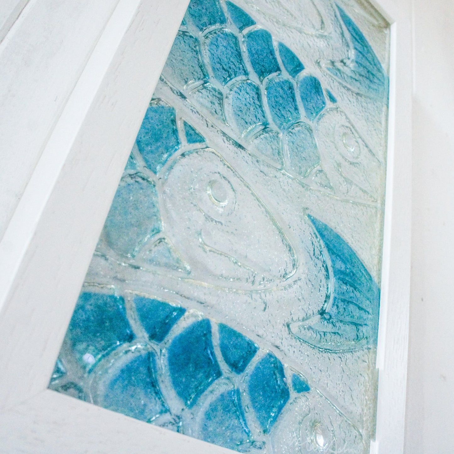 Fish Glass Wall Art Portrait