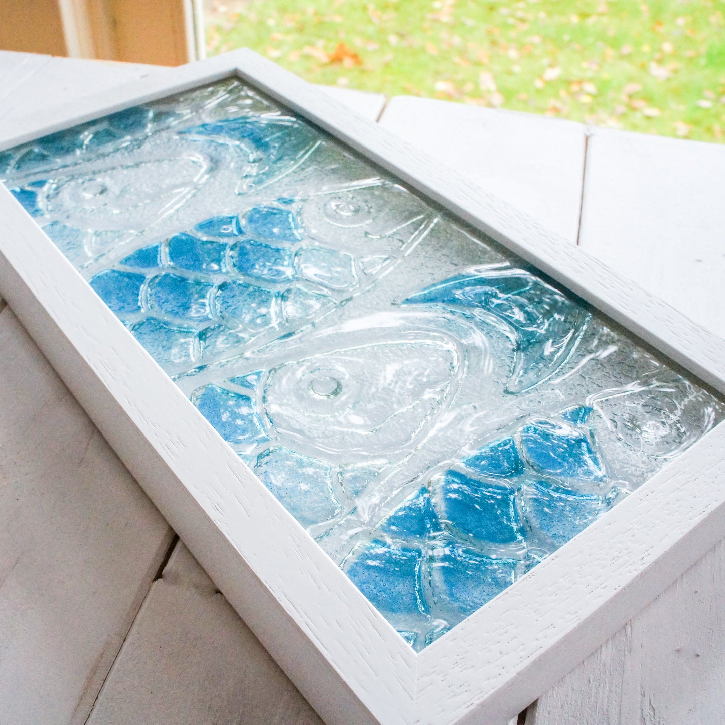 Fish Glass Wall Art Portrait