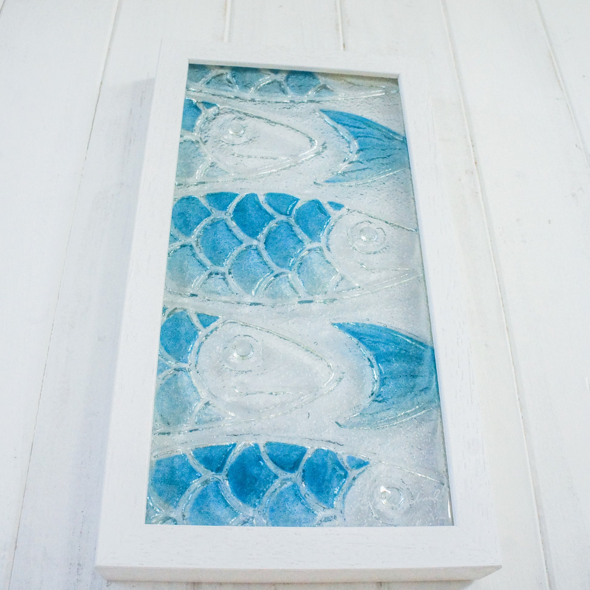 Fish Glass Wall Art Portrait