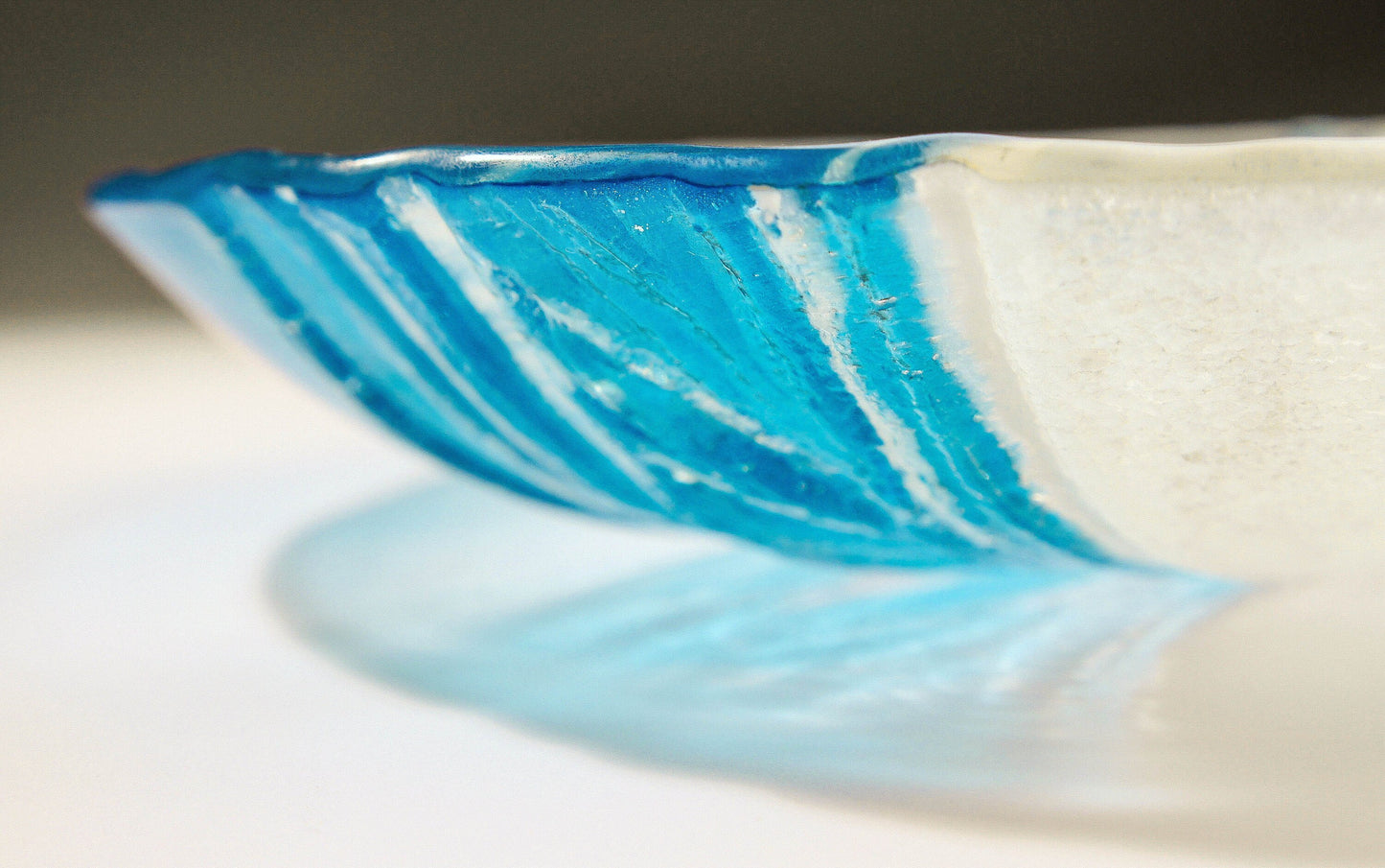 beach fruit glass bowl