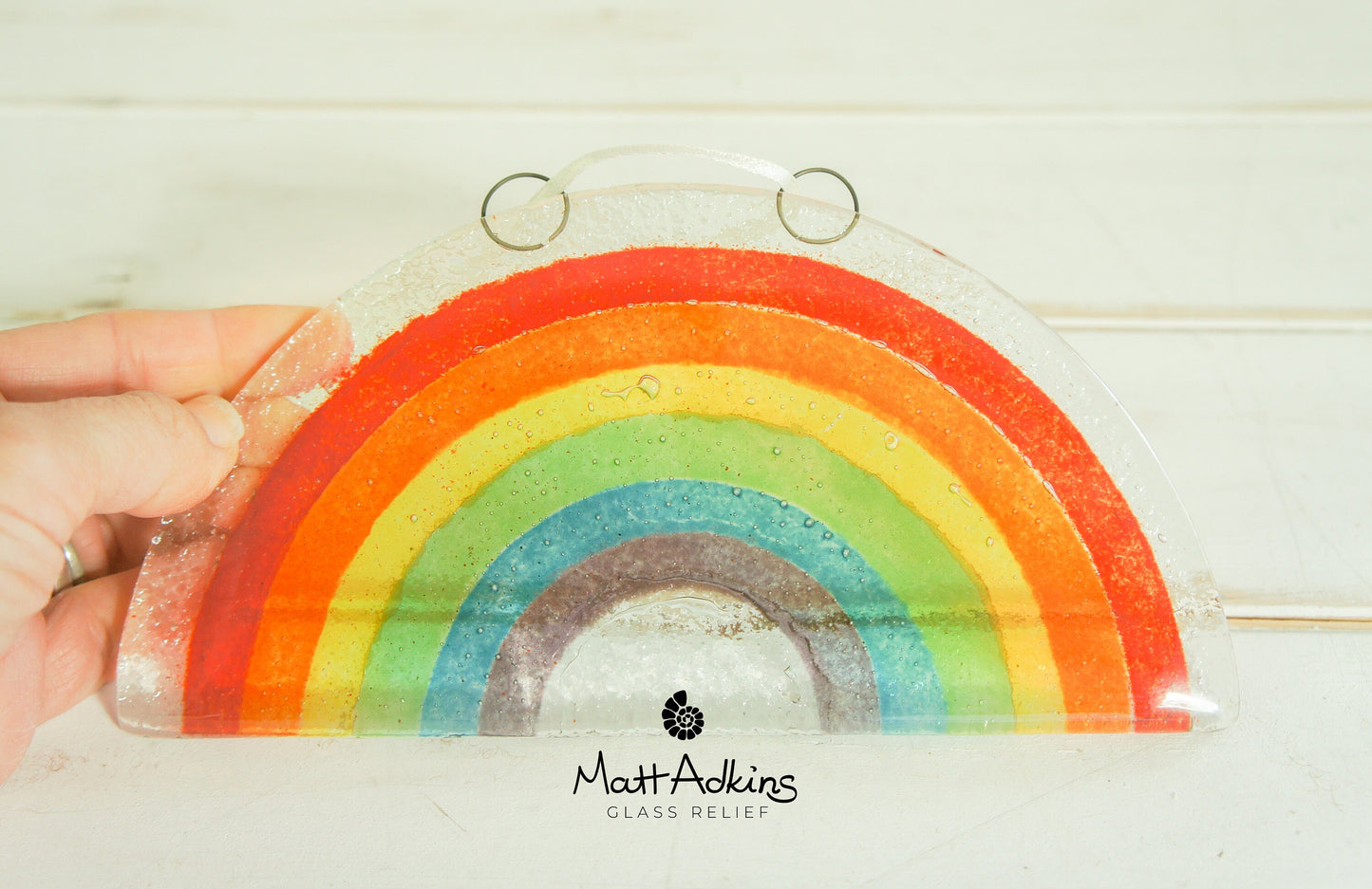 glass suncatcher hanging window glass rainbow art glass rainbow suncatcher handmade rainbow hope glass rainbow sun catcher rainbow fused glass rainbow rainbow gifts rainbow nursery miscarriage gift hanging ornament memorial suncatcher