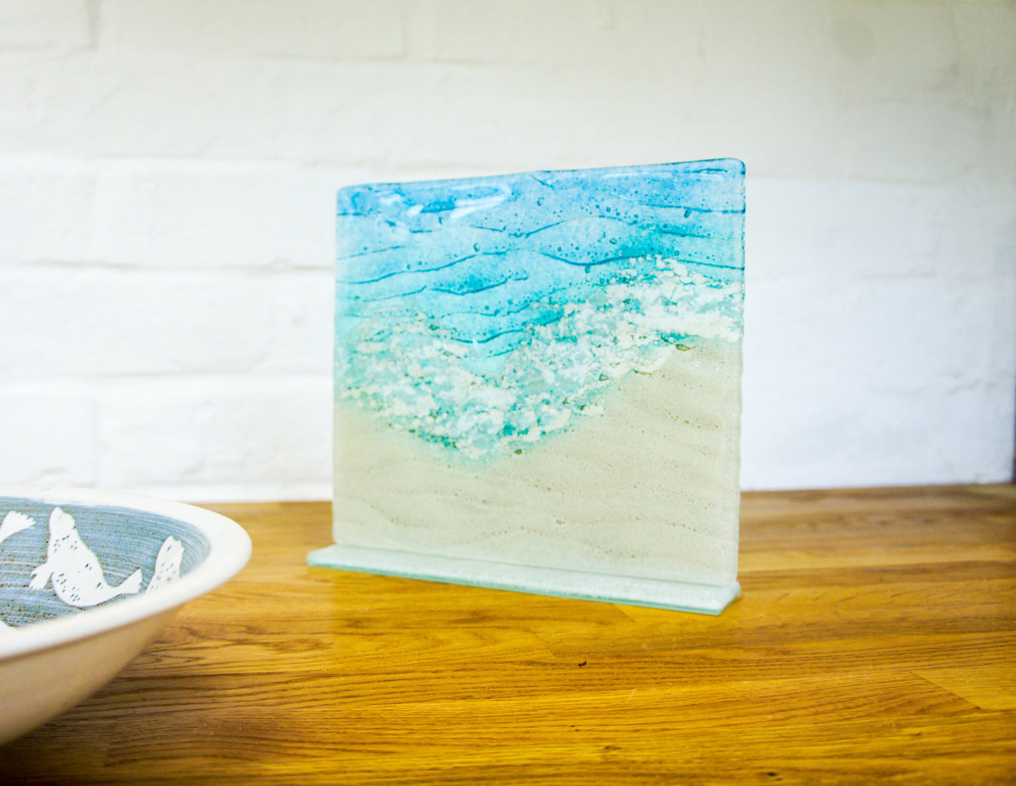 beach glass art, sea suncatcher, beach suncatcher, sea glass art