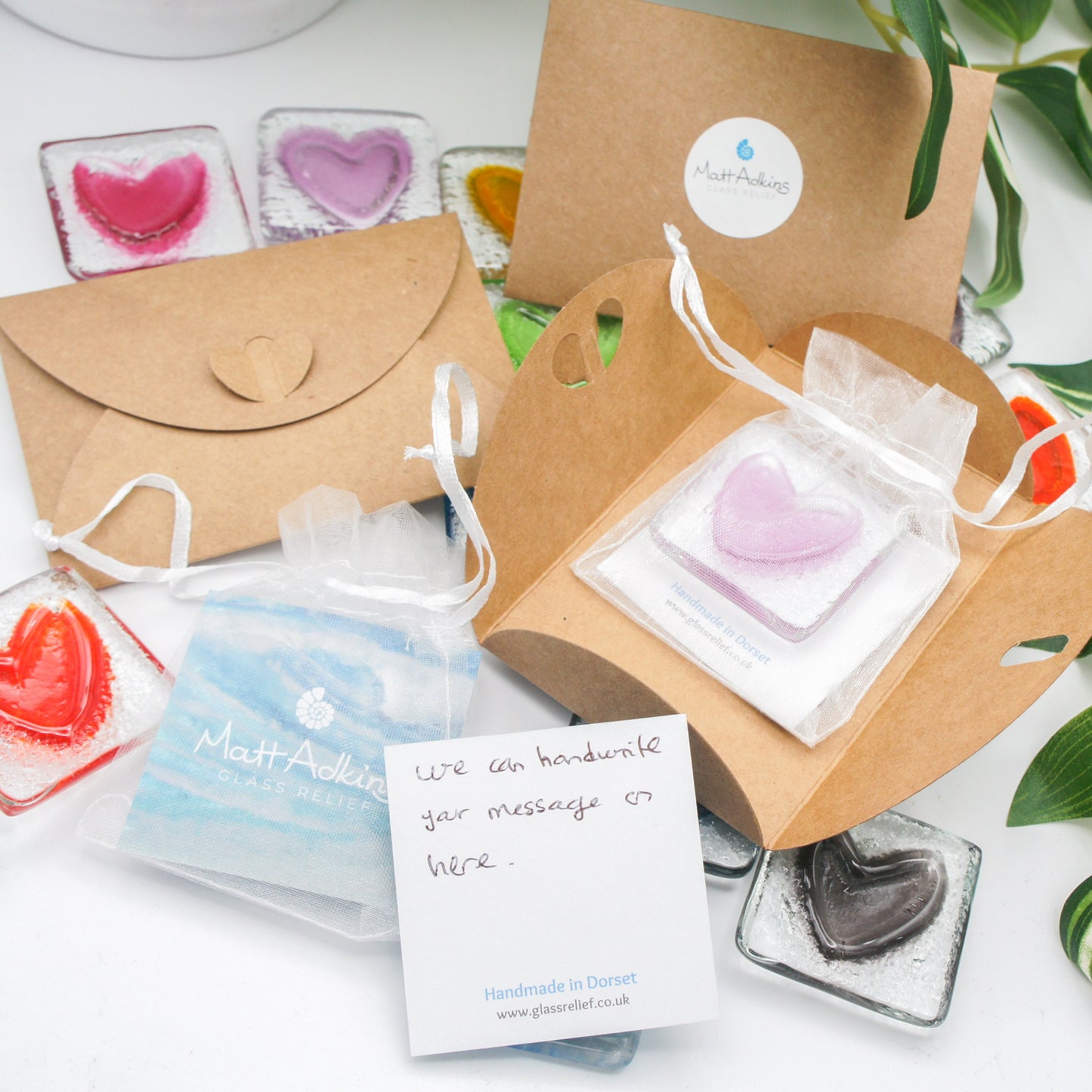 Fused Glass Heart Pocket Hug letterbox gift thinking of you gift best friend gift worry stone glass art mental health gift wellbeing hug in a box miss you miscarriage gift love engraved, bridesmaid