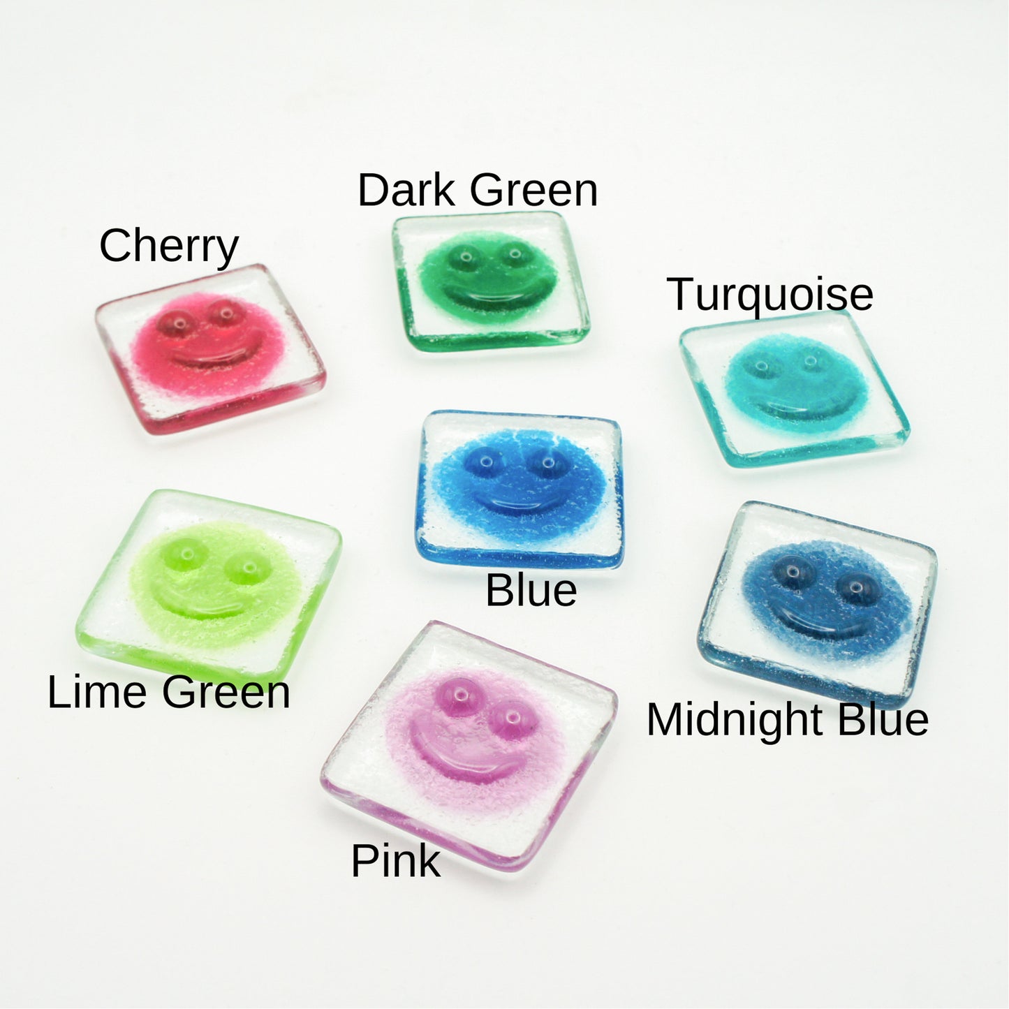 thinking of you gift mental health gift miss you worry stone glass art Fused Glass Pocket Hug Smiley Face Emoji Icon cheap gifts friendship gift gift under 5 letterbox gift