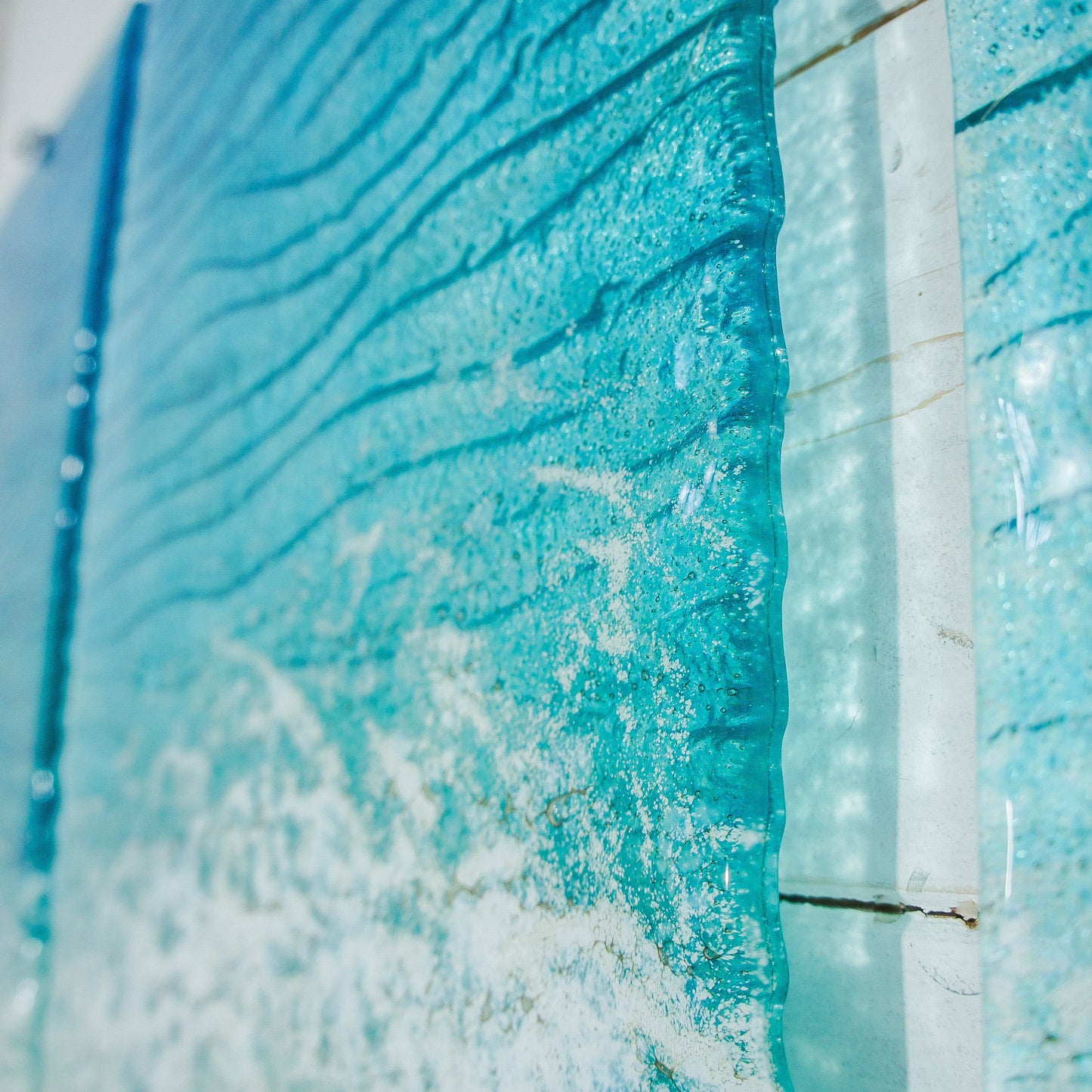 triptych wall art
wall art set
set of 3 prints
extra large wall art
3 piece wall art
teal fused glass
sea glass art
teal wall decor
textured wall art
x large wall hanging
wall panel sculpture
turquoise aqua art
3d abstract art