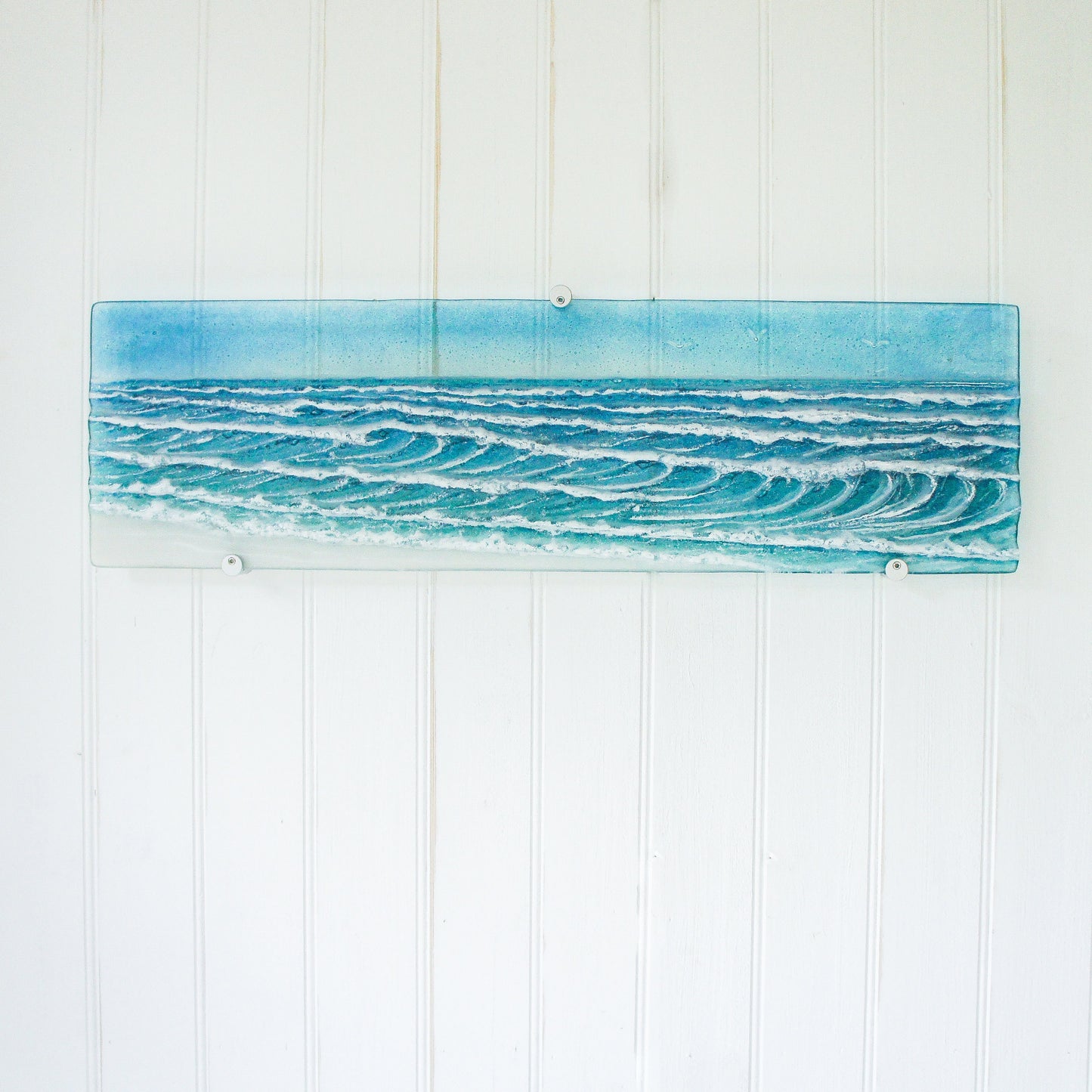 Panoramic wall art
Fused Glass Wall Art
Teal Blue Wave
landscape wall art
surfing aqua
beach room decor
bedroom wall art
blue wall hanging
kitchen wall art
outdoor wall art
office wall art
large gallery wall
sailing wall decor