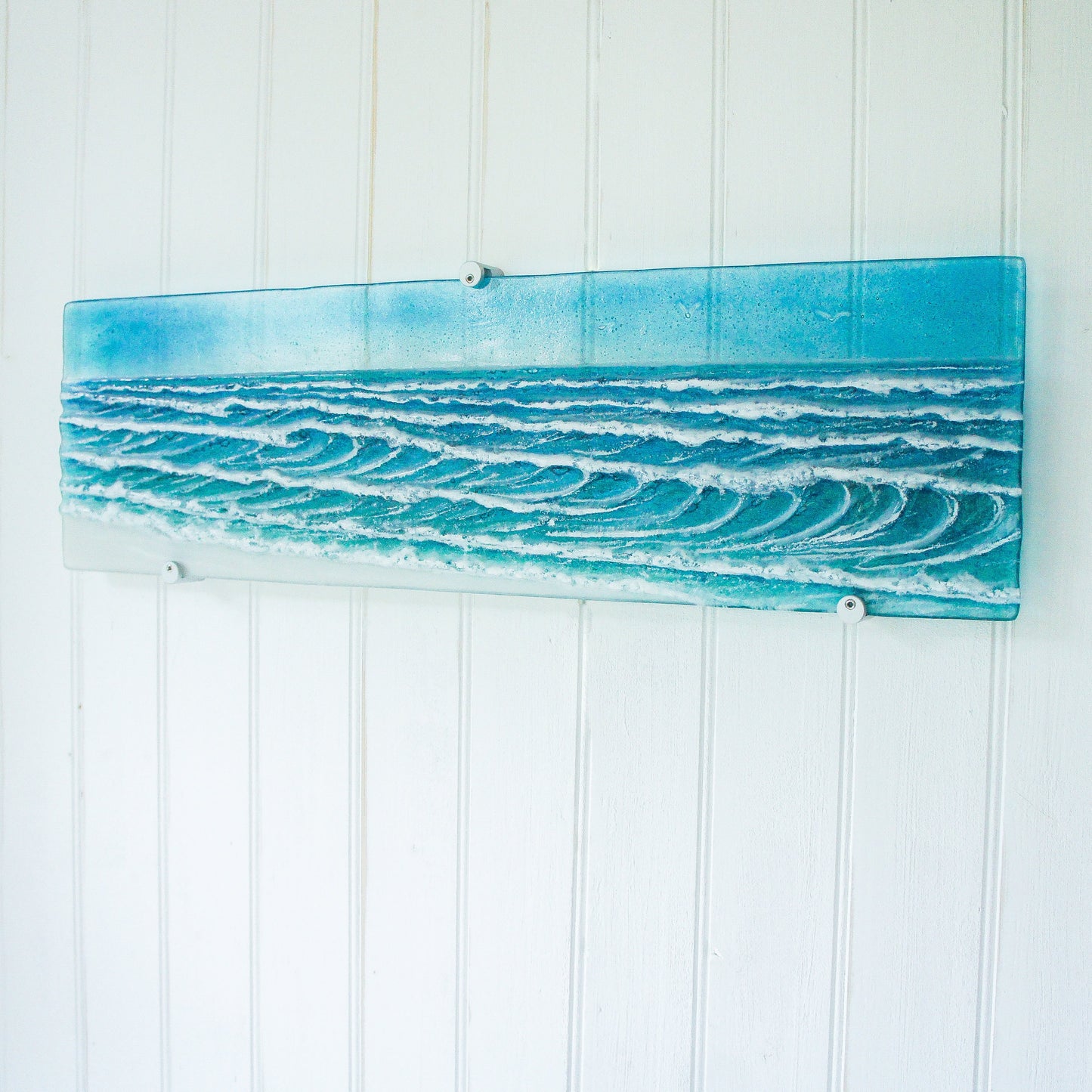 Panoramic wall art
Fused Glass Wall Art
Teal Blue Wave
landscape wall art
surfing aqua
beach room decor
bedroom wall art
blue wall hanging
kitchen wall art
outdoor wall art
office wall art
large gallery wall
sailing wall decor
