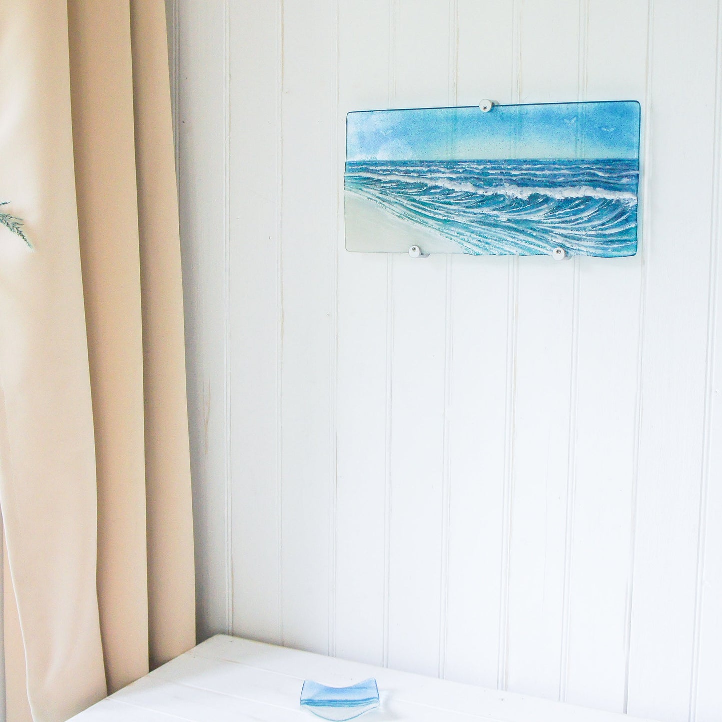 wall glass art
coastal home decor
fused glass wall art
ocean wall art
wave sculpture
beach room decor
office wall art
breaking wave
textured wall art
modern wall art
glass fusing teal
sea glass surfing