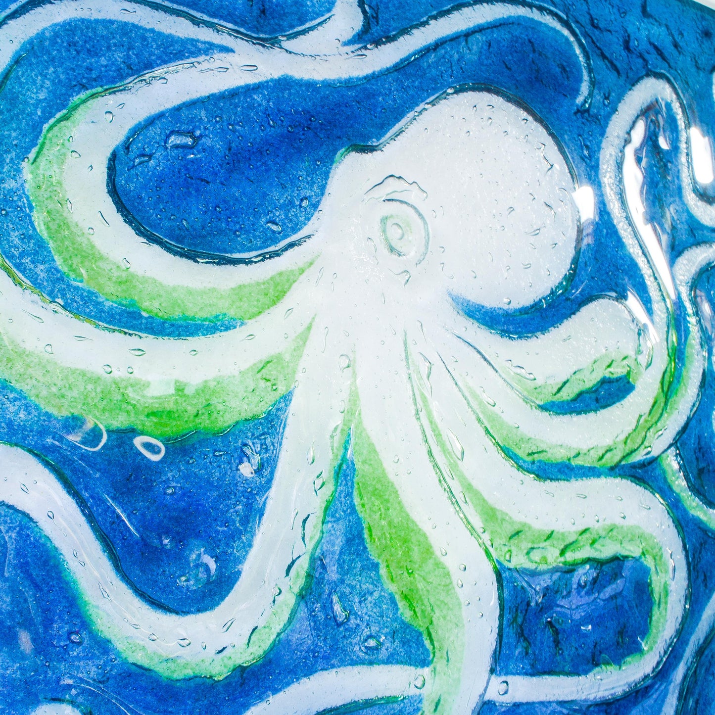 framed fused glass
fused glass wall art
Octopus Glass Art
extra lage wall art
glass wall decor
office wall art
framed picture
bathroom decor
wall hanging
art prints
new home gift
sea glass art
blue wall art
bathroom pictures