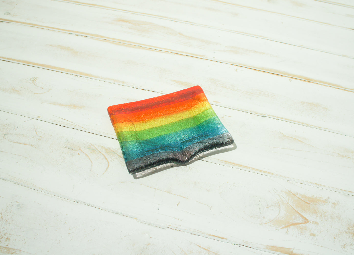 Rainbow Soap Dish 13x10cm(5x4")