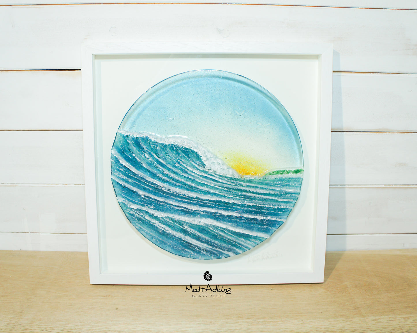 Round Wave Large Square SUN - 44x44cm(17x17")