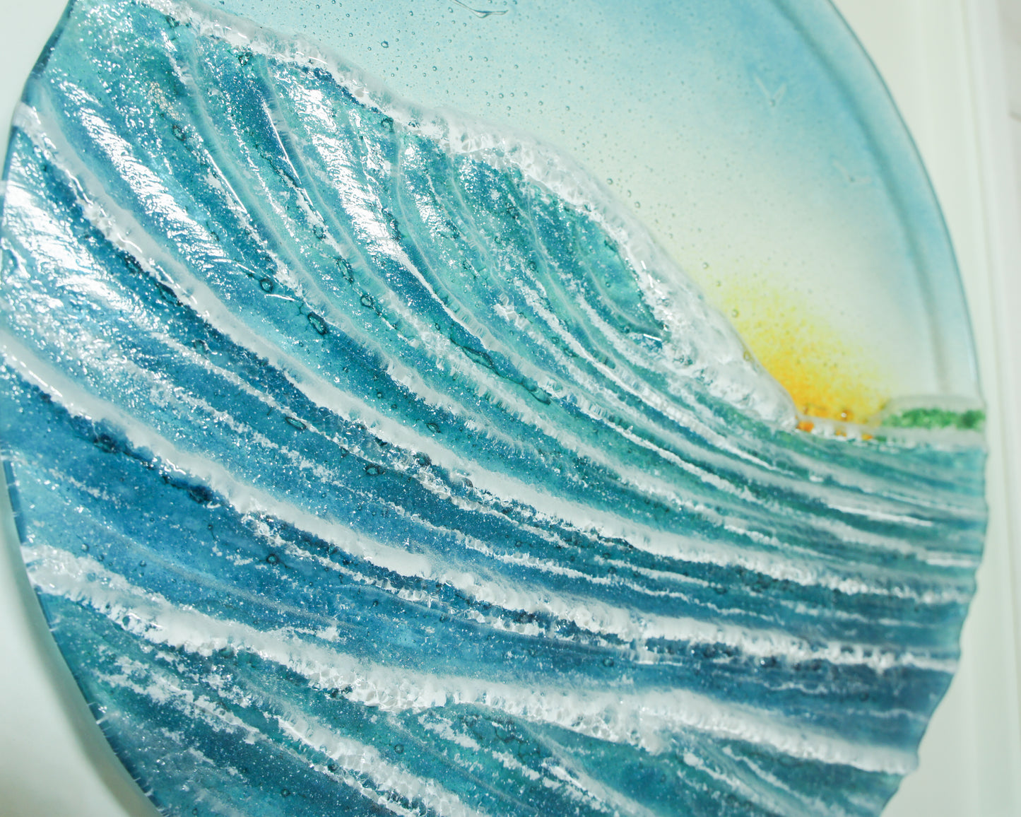 Round Wave Large Square SUN - 44x44cm(17x17")