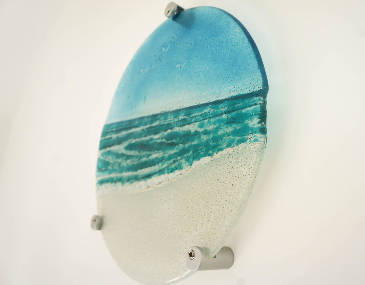Turquoise Beach Panel - Round - 29cm (10 1/2") with fixings