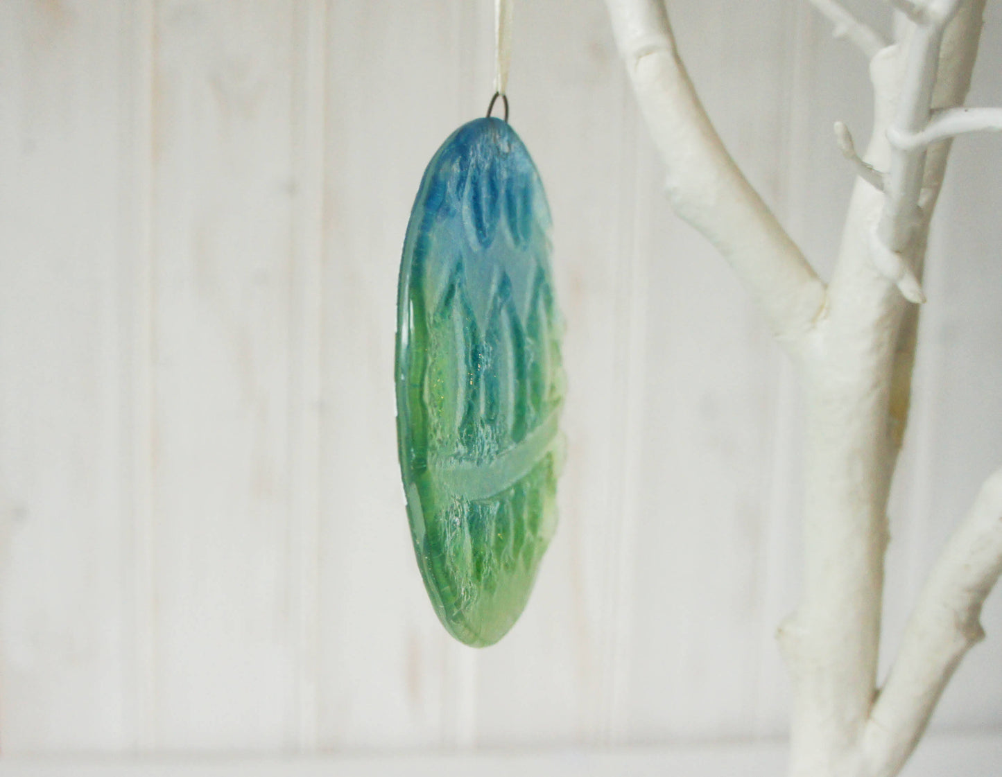 3 Norwegian Glass Bauble - Hanging - 12cm(5")