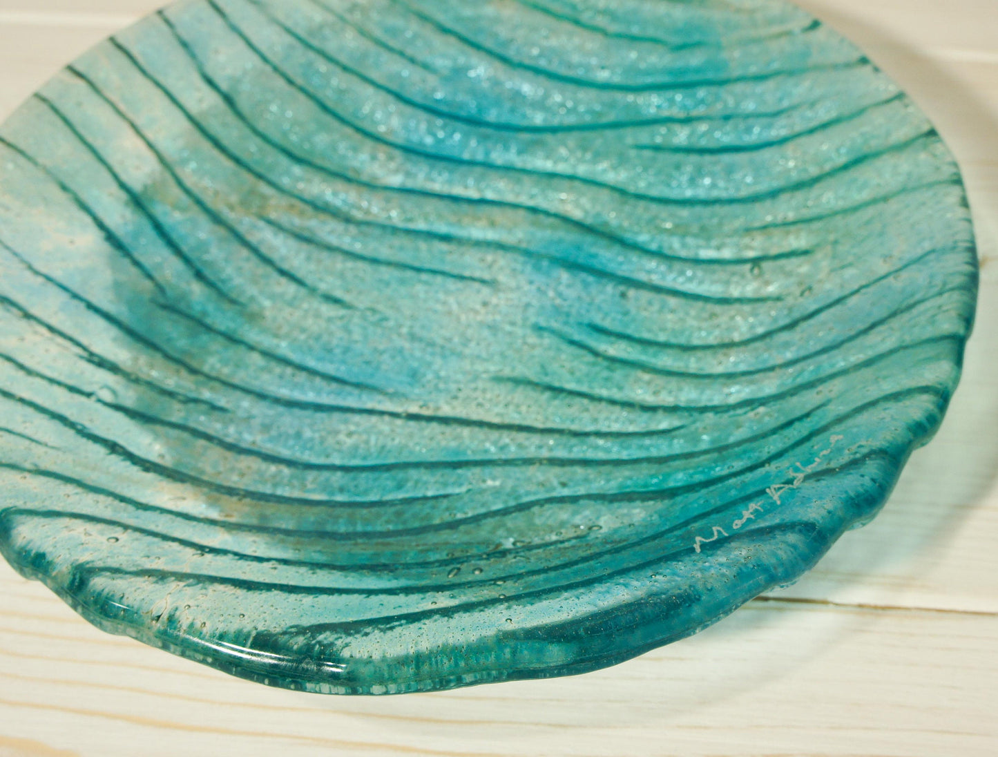 Small Seabed Bowl - Turquoise Blue - 20cm(8")