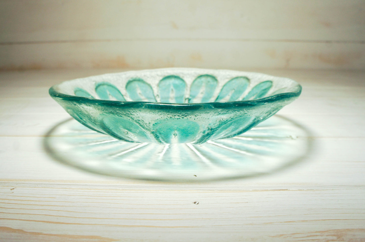 Small Daisy Turquoise Bowl - 20cm(8")