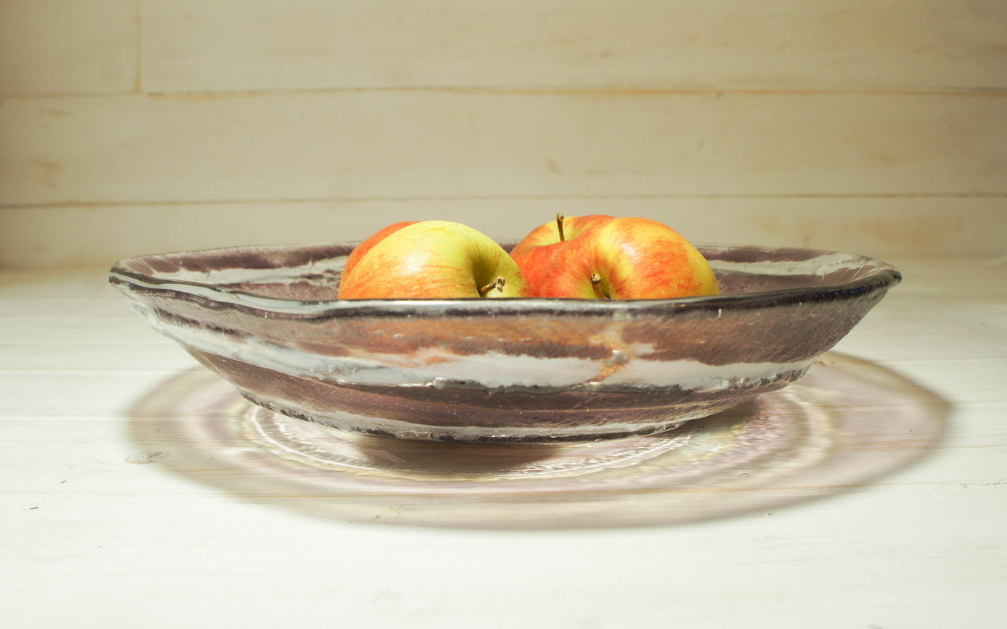 Purple Swirl Bowl - 29cm(11 1/2")