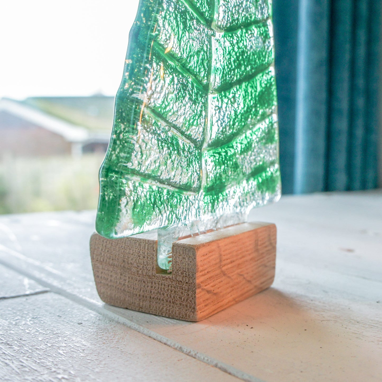 green fused glass christmas decoration, glass christmas, glass christmas, glass christmas tree glass christmas ornament