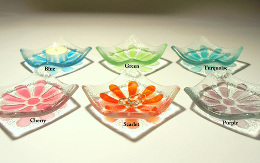 2 Daisy Ring Dish - Choose your colours - 10cm/4"