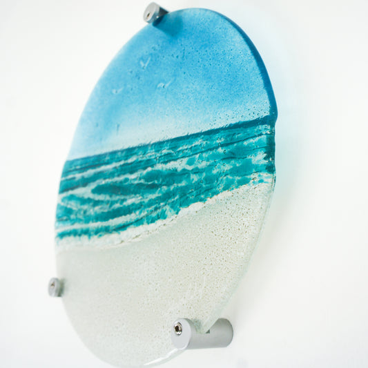 Turquoise Beach Panel - Round - 29cm (10 1/2") with fixings
