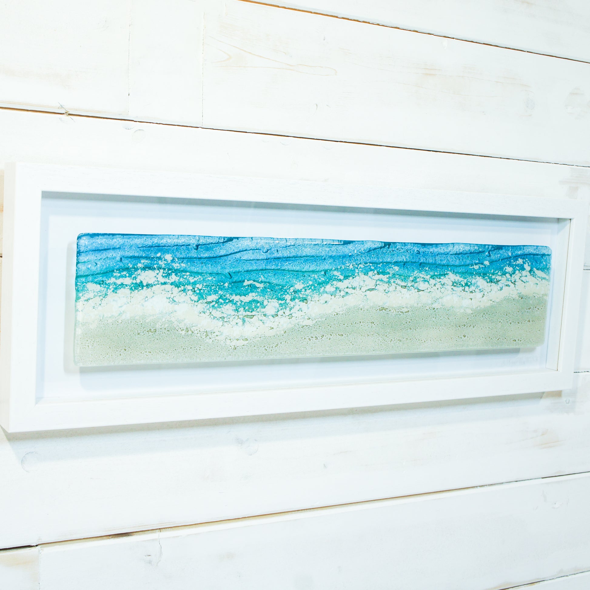 Paradise Frame Panoramic Glass Wall Art