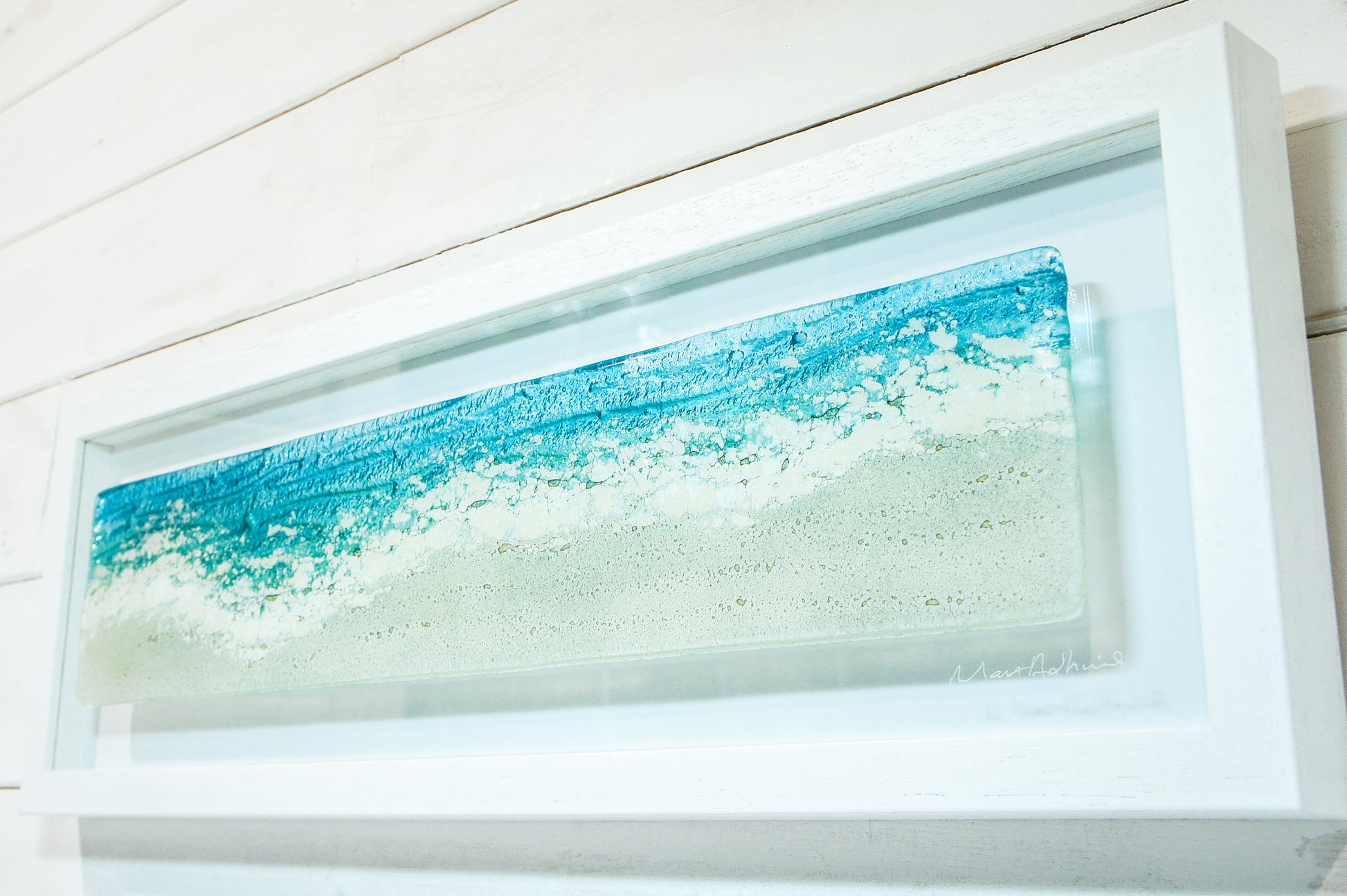 Paradise Frame Panoramic Glass Wall Art