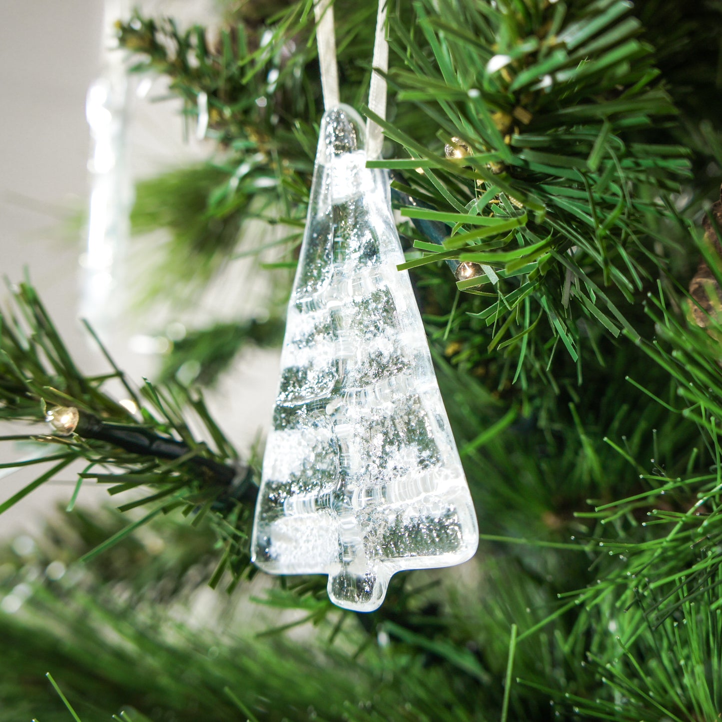 6 Mini Glass Trees - Choose your colours - 8cm(3")