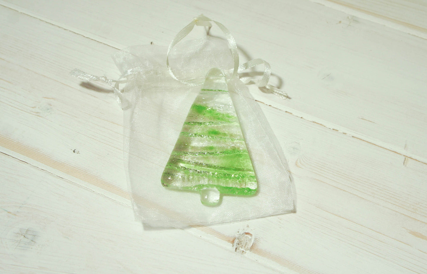 fused glass christmas decorations, glass christmas trees, glass christmas hanging decorations, glass christmas ornaments