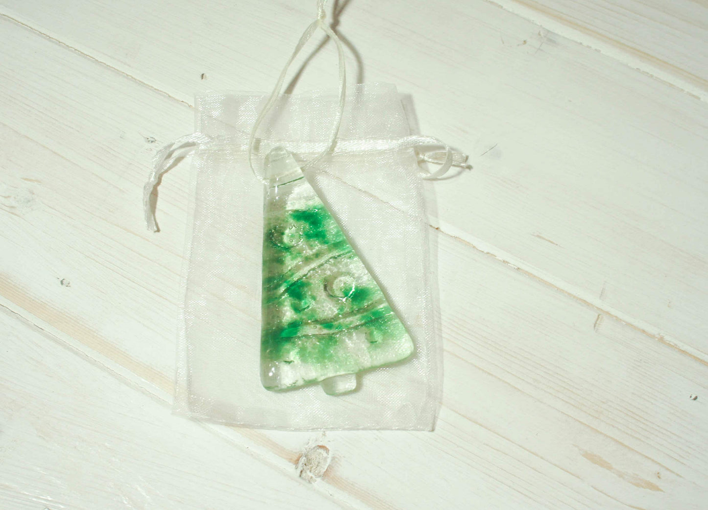 fused glass christmas decorations, glass christmas trees, glass christmas hanging decorations, glass christmas ornaments
