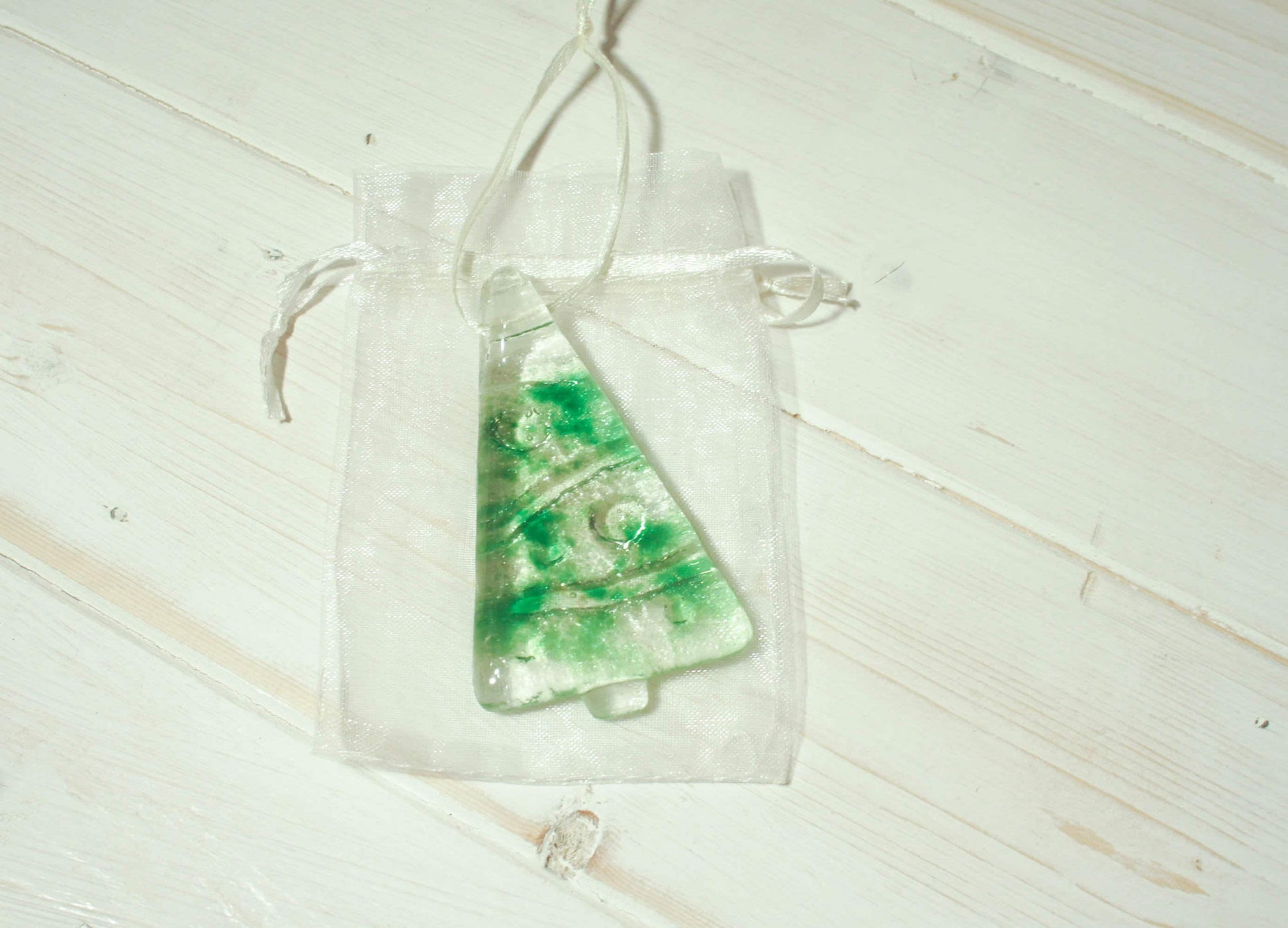 fused glass christmas decorations, glass christmas trees, glass christmas hanging decorations, glass christmas ornaments