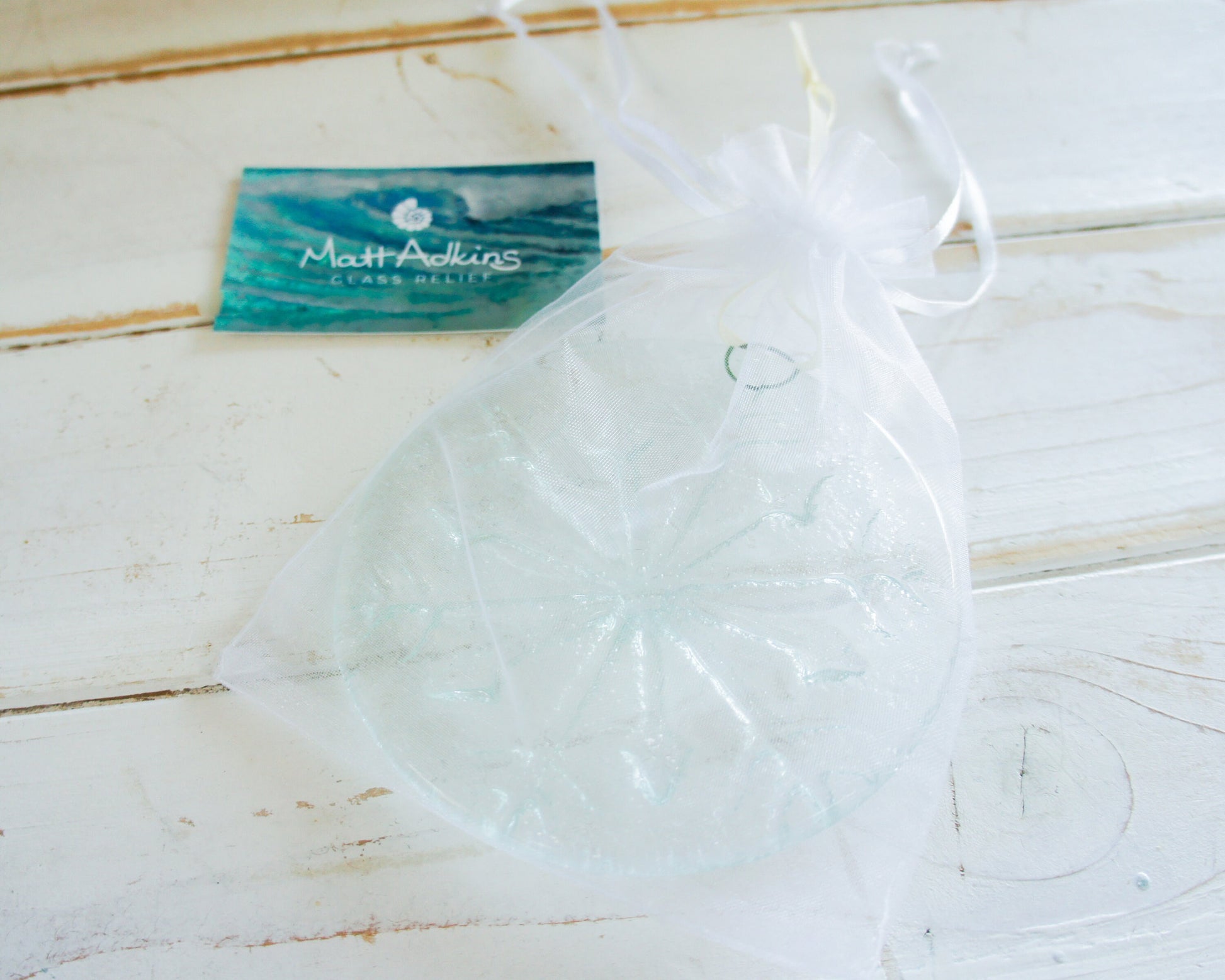 Snowflake Suncatcher 12cm(5") Turquoise and/or Clear Design 3 | Snowflake Winter Christmas Glass Hanging Window Decor | Fused Glass Round