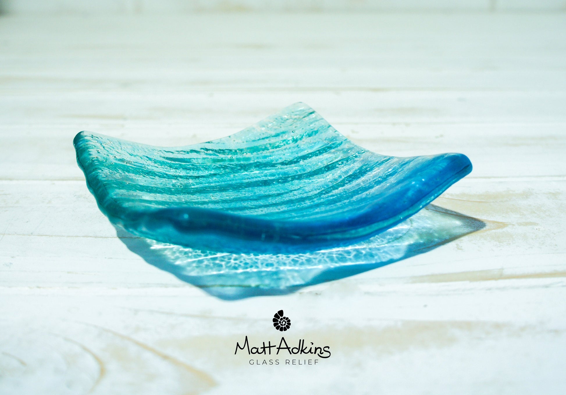 fused glass trinket, ring dish, handmade dish, teal dish, seabed dish, bathroom decor, ring holder, turquoise dish, coastal dish