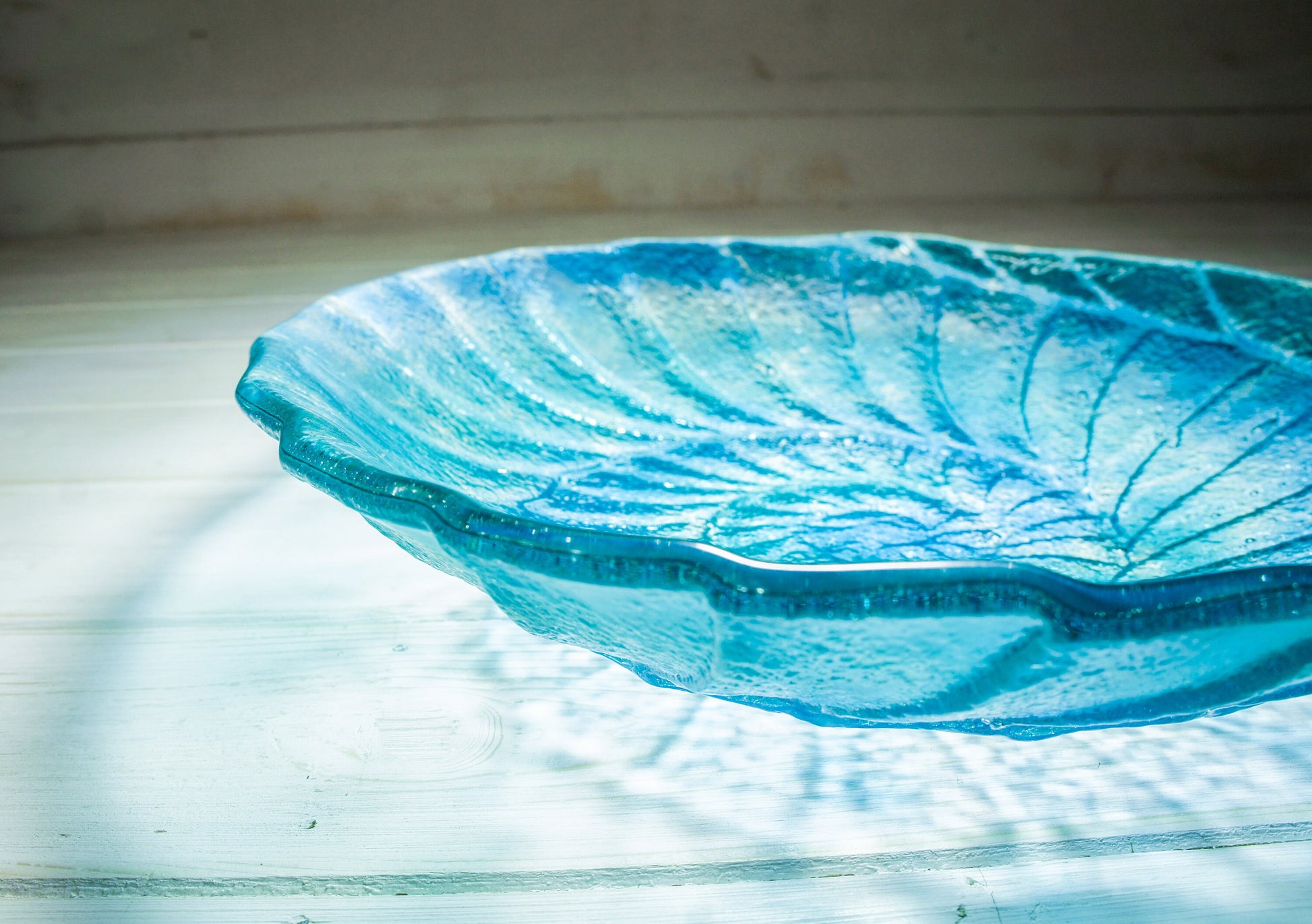 glass bowl, fruit bowl, ammonite glass fruit bowl, fossil ornament, blue teal bowl decor