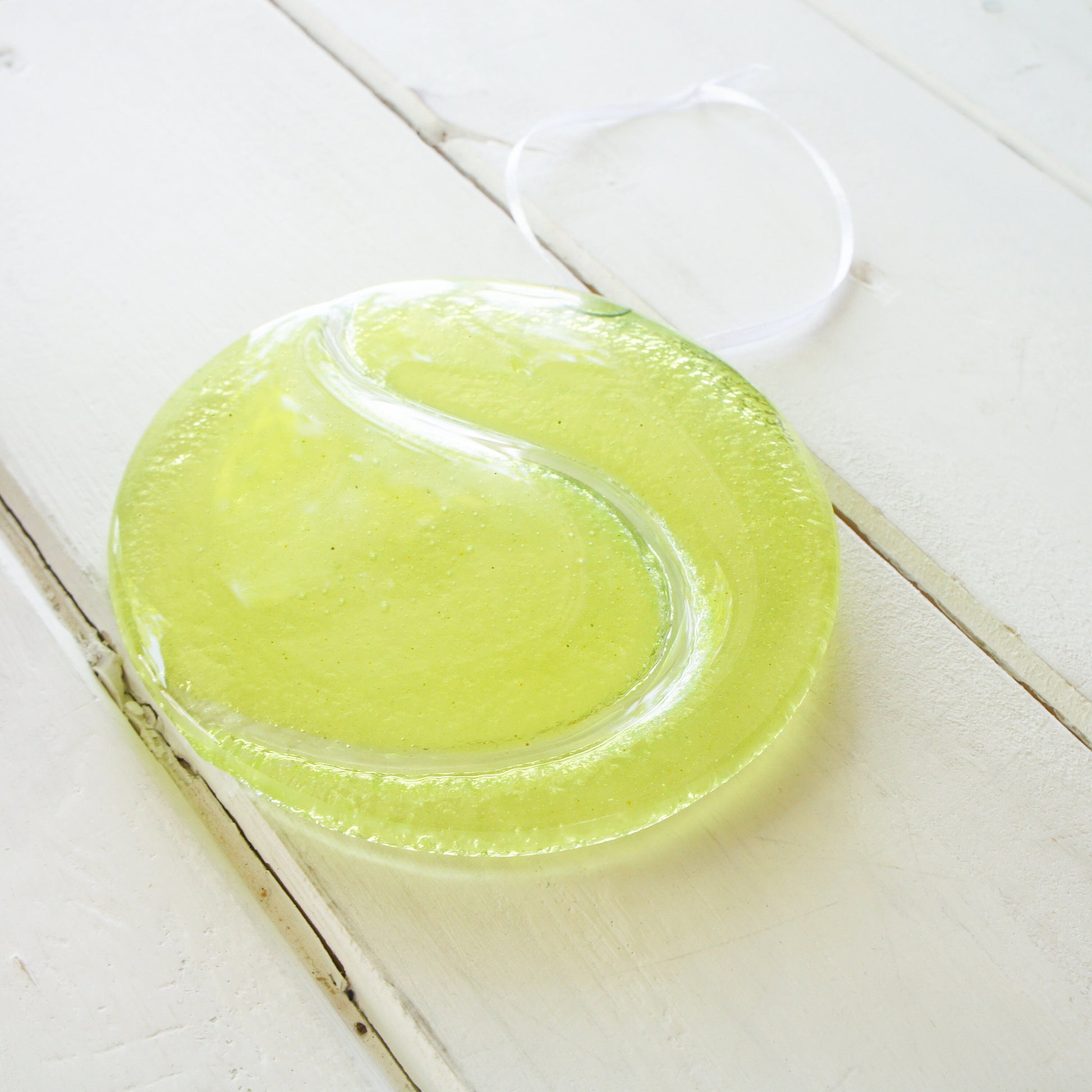 Tennis Glass Suncatcher 12cm (5"), fused glass, hanging ornament, ball, sport decor, tennis gifts, small gifts, boyfriend gift, brother gift