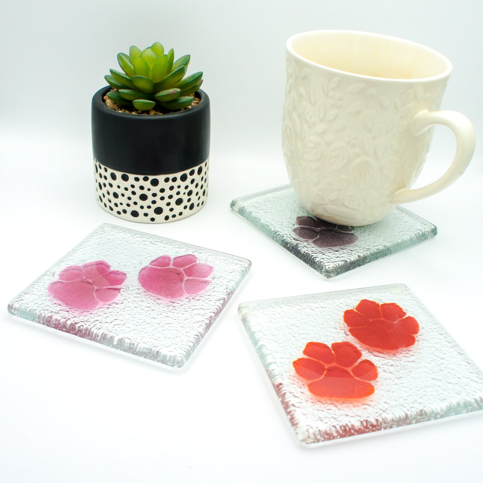 fused glass coasters
hostess gift
custom coaster
cat lover gift
sea glass art
animal lover gift
desk decor
furry paw
dog cat coaster
teacher coaster
tableware
home accessories
friend birthday gift