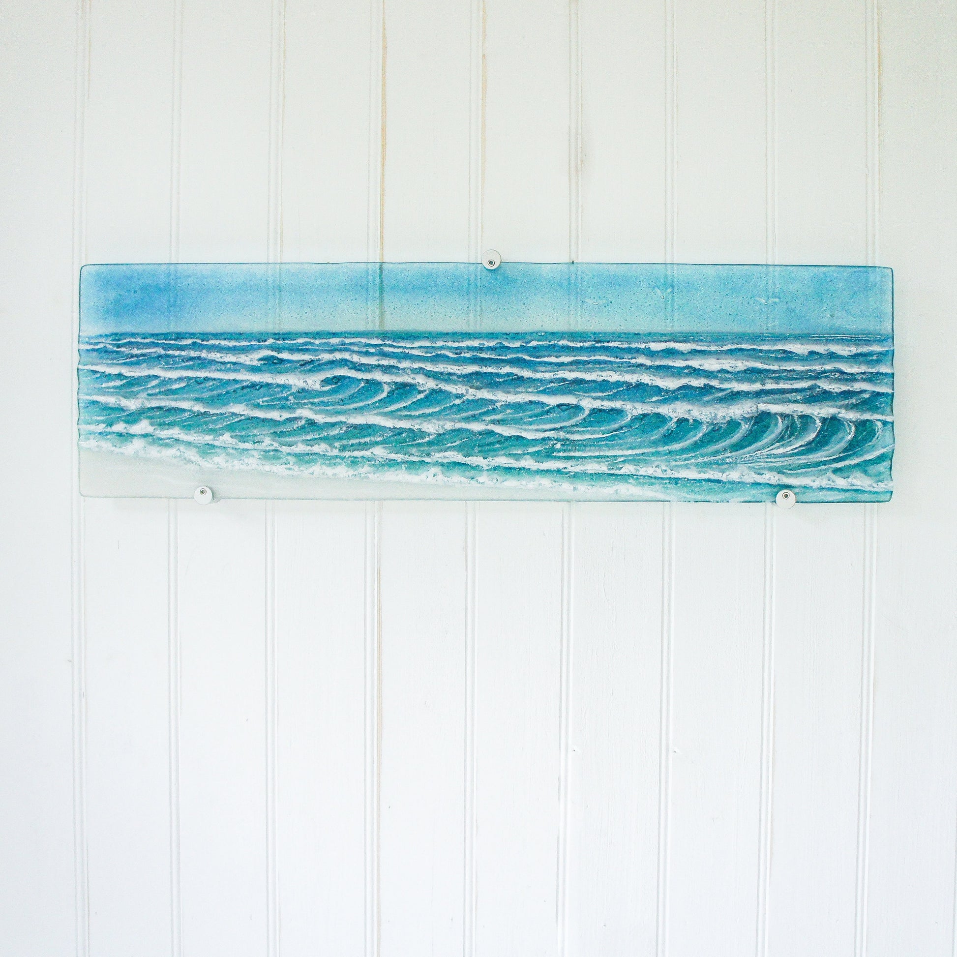 Panoramic wall art
Fused Glass Wall Art
Teal Blue Wave
landscape wall art
surfing aqua
beach room decor
bedroom wall art
blue wall hanging
kitchen wall art
outdoor wall art
office wall art
large gallery wall
sailing wall decor