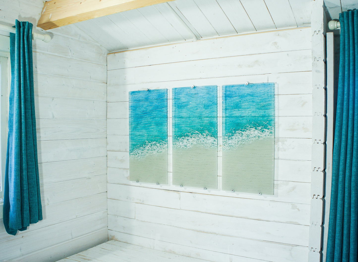 triptych wall art
wall art set
set of 3 prints
extra large wall art
3 piece wall art
teal fused glass
sea glass art
teal wall decor
textured wall art
x large wall hanging
wall panel sculpture
turquoise aqua art
3d abstract art