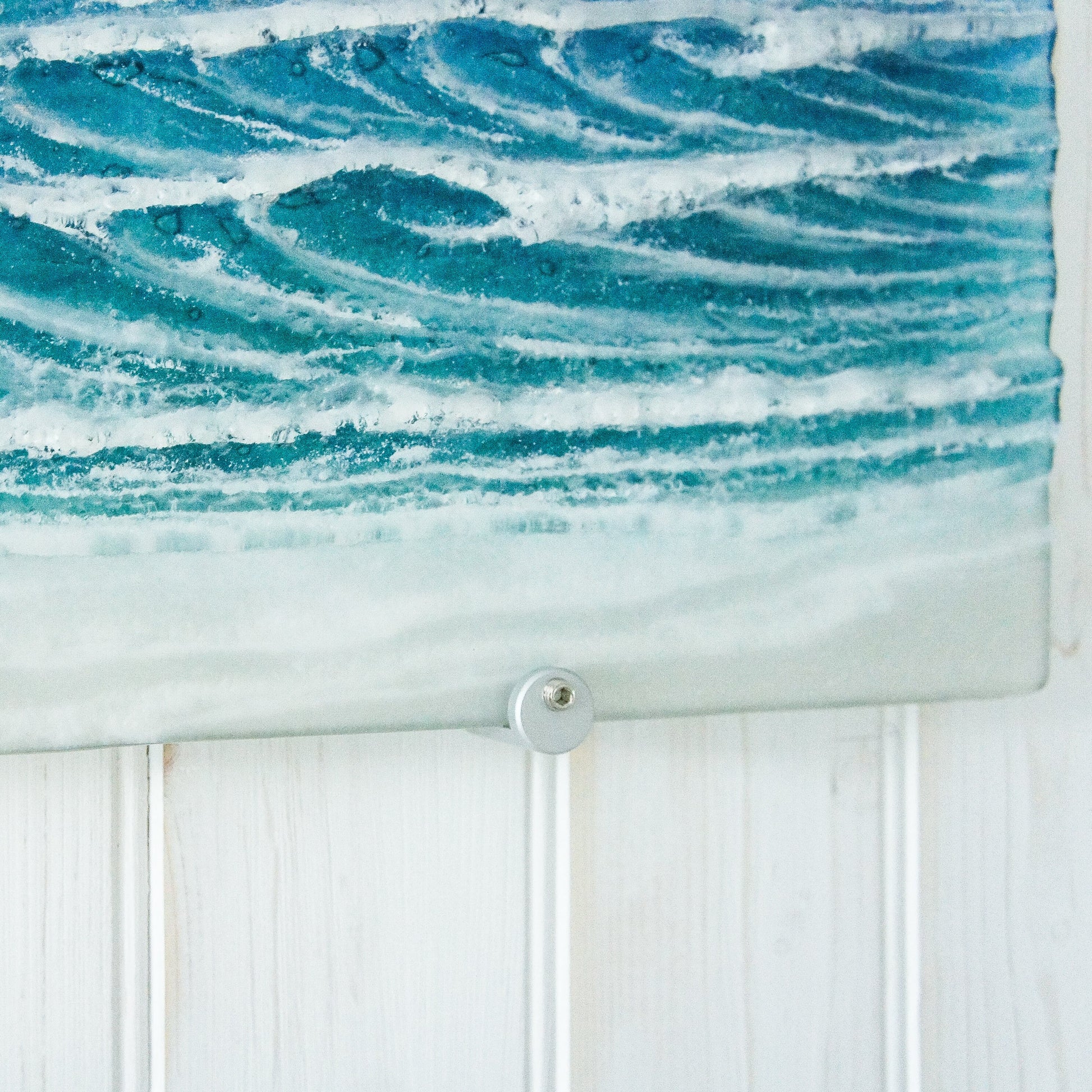 Large Panoramic Wave
fused glass wall art
teal turquoise
blue ocean
wall panel
glass sculpture
bedroom wall art
landscape wall art
sea glass art
surfing sailing
nautical gift
textured wall art
glass art wall decor