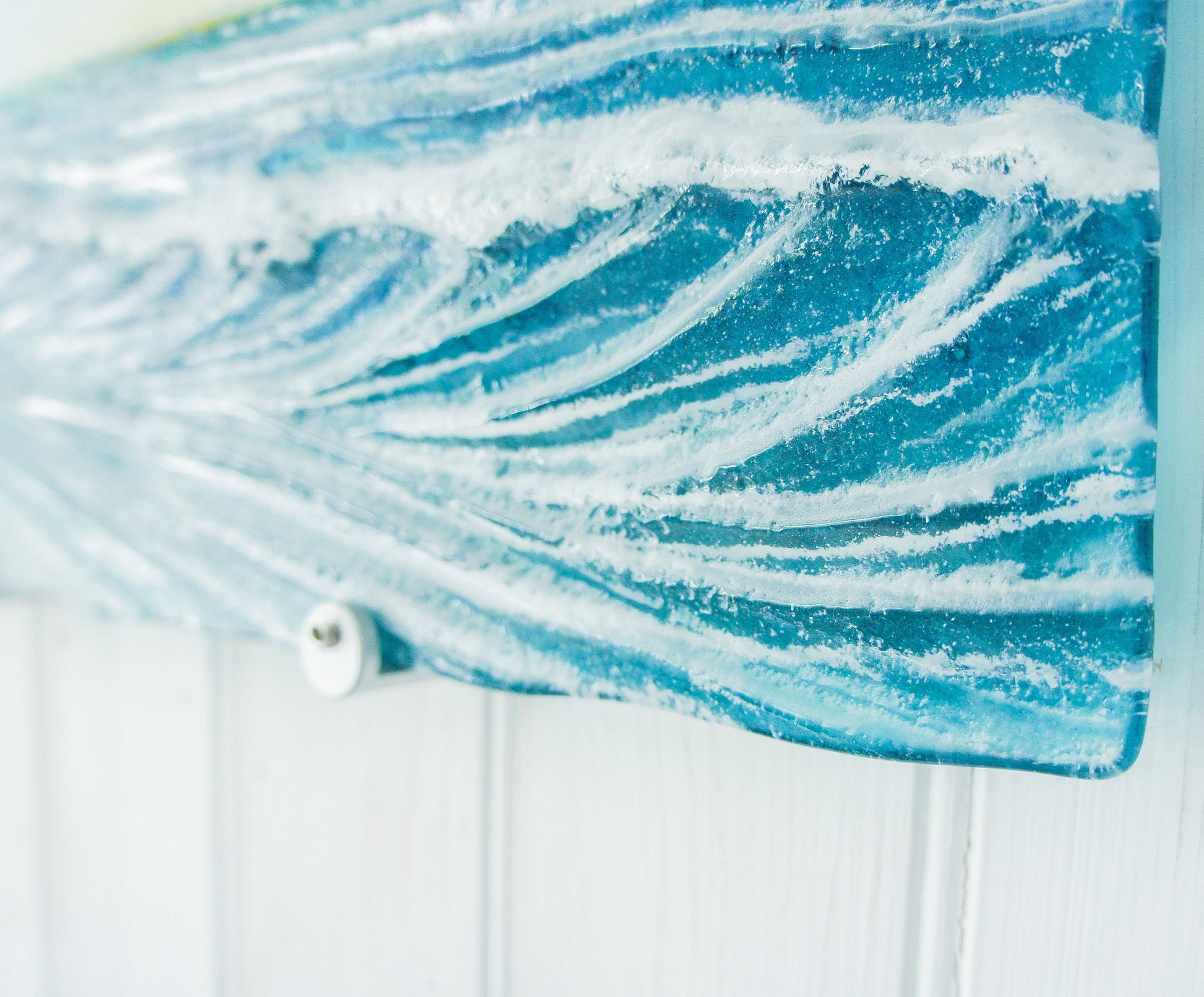 wall glass art
coastal home decor
fused glass wall art
ocean wall art
wave sculpture
beach room decor
office wall art
breaking wave
textured wall art
modern wall art
glass fusing teal
sea glass surfing