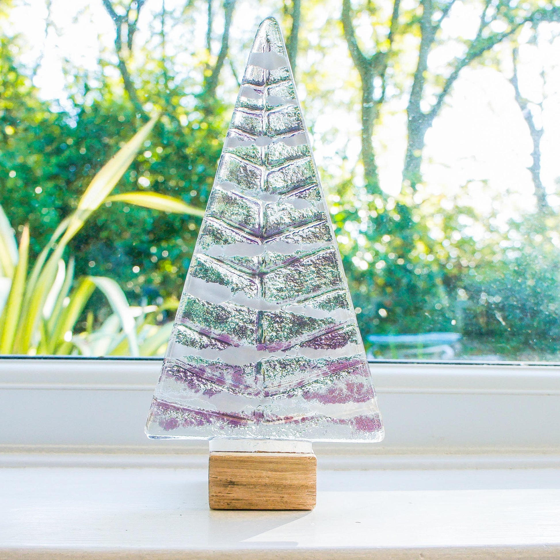 purple fused glass christmas decoration, glass christmas, glass christmas, glass christmas tree glass christmas ornament