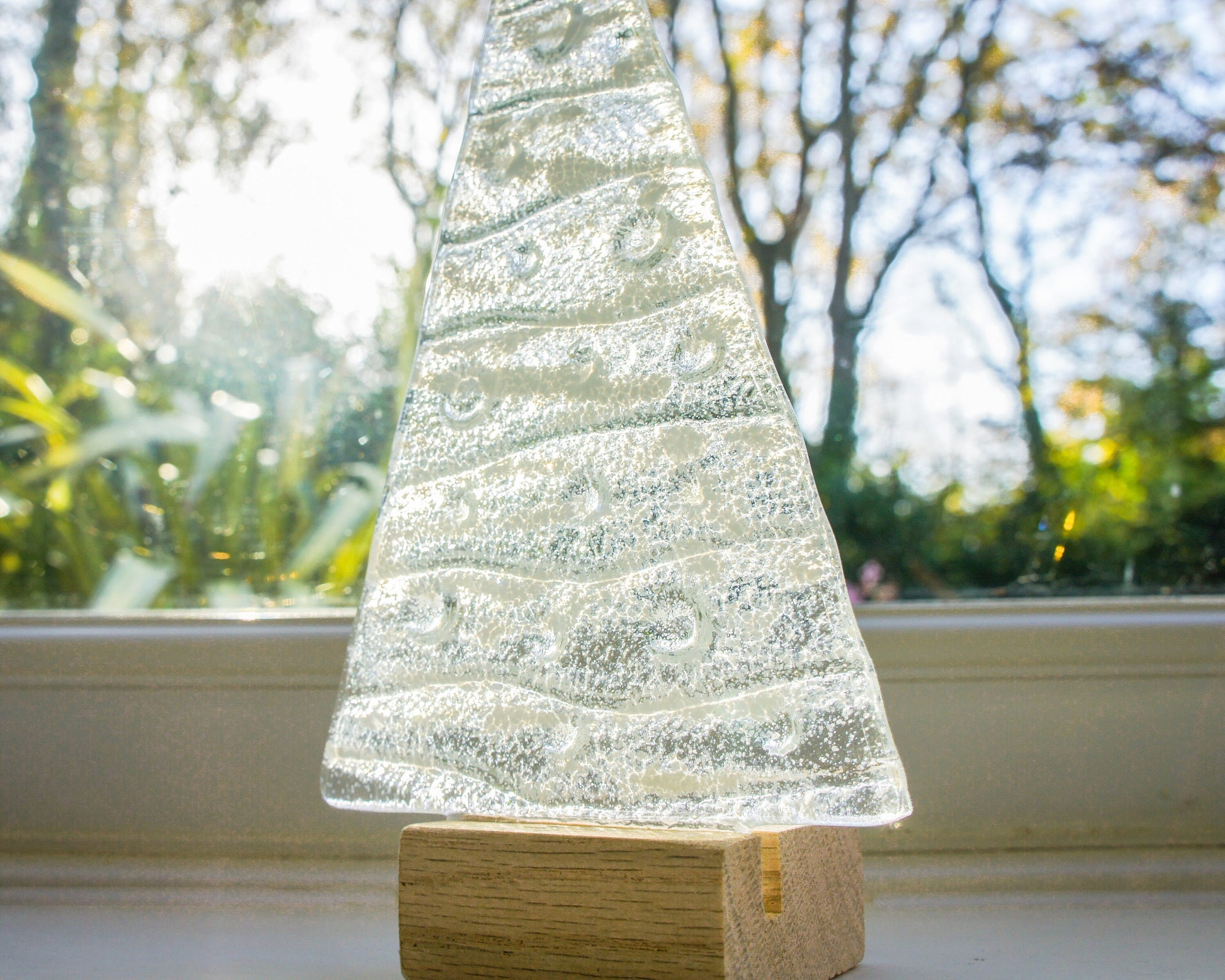 Christmas decoration
glass decoration
glass christmas tree
Xmas decoration
freestanding tree
christmas tree
snowy glass tree
white christmas tree
christmas decor
christmas eve box
christmas ornament
holiday decoration
secret santa gift