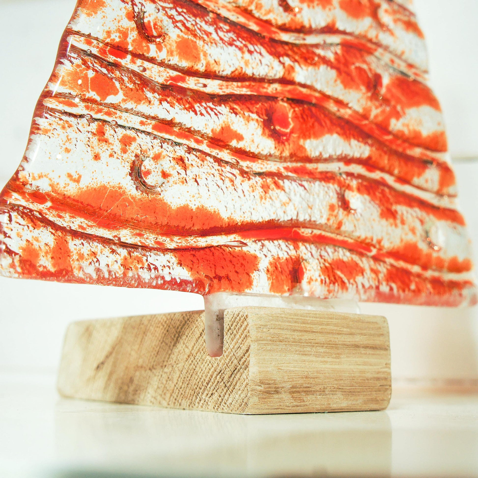 red fused glass christmas decoration, glass christmas, glass christmas, glass christmas tree glass christmas ornament