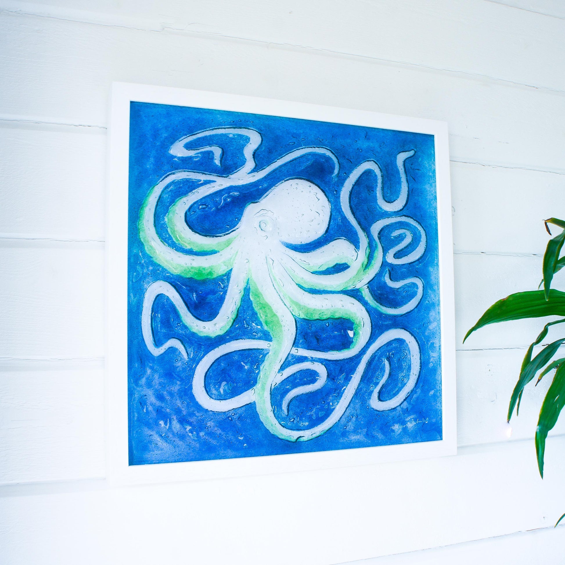 framed fused glass
fused glass wall art
Octopus Glass Art
extra lage wall art
glass wall decor
office wall art
framed picture
bathroom decor
wall hanging
art prints
new home gift
sea glass art
blue wall art
bathroom pictures