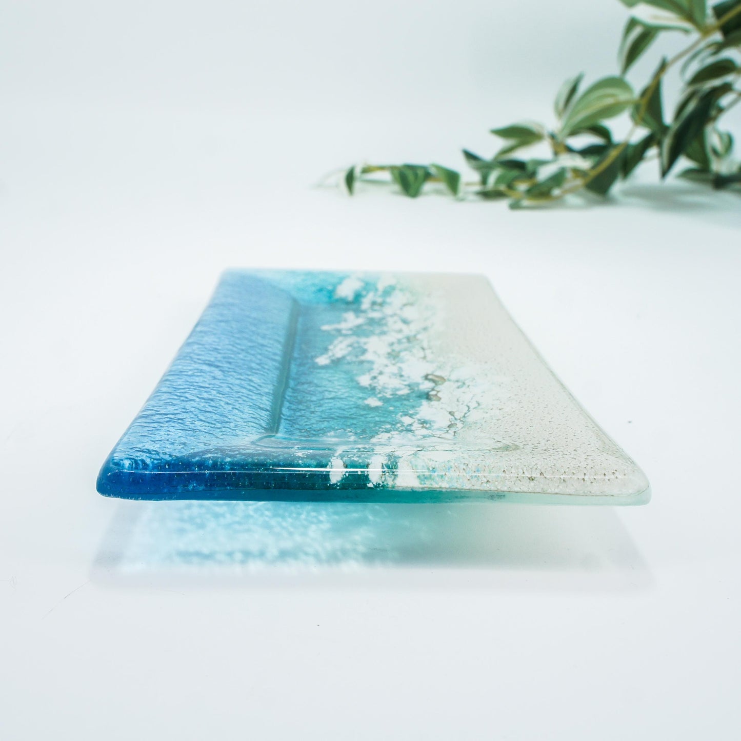 accessory tray
turquoise ring tray
blue glasses holder
teal trinket dish
coastal ring tray
green ring holder
beach pen holder
key bowl rest
gift pen holider
gift for him
teal ring dish
necklace holder
office accessory