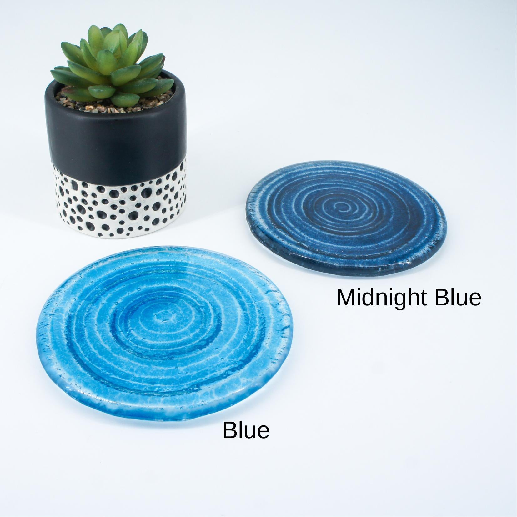 hostess gift
coaster set
round glass coasters
wedding present
gift set
wine lovers gift
personalised coaster
tea coffee
new home gift
fused glass coasters
tableware glassware
glass placemats
set of 6