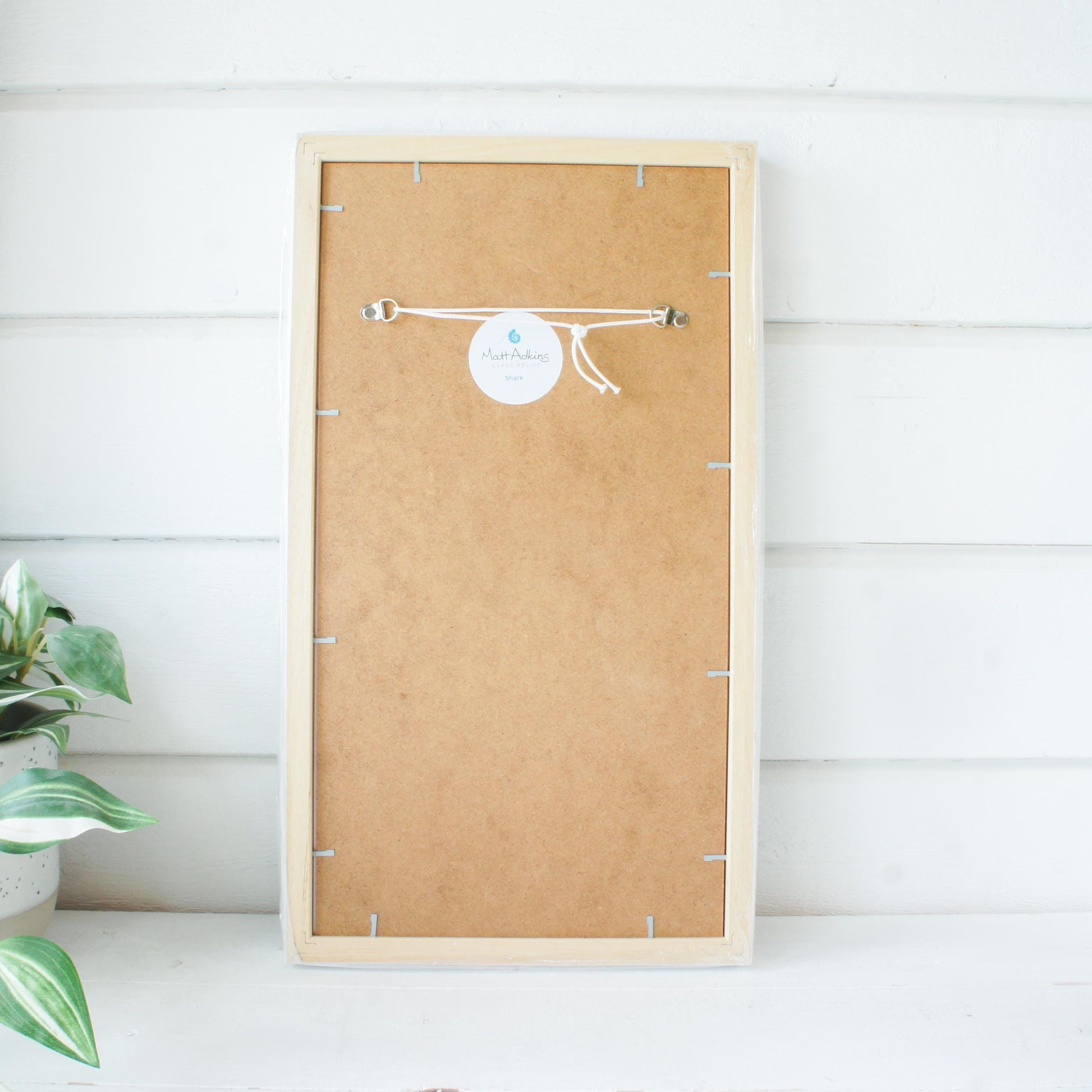 silver with dots whale shark fused glass turquoise deep blue portrait picture frame back